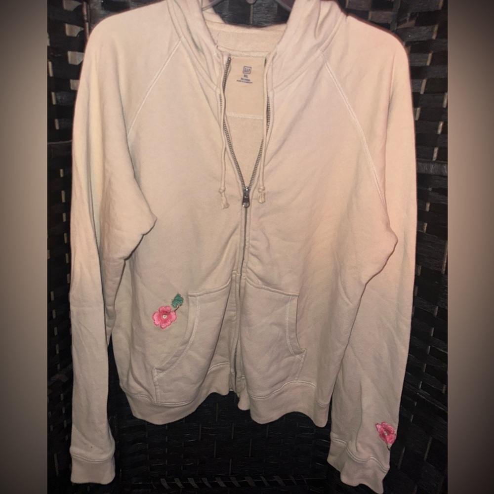 Gap Hoodie with Embroidered Accents